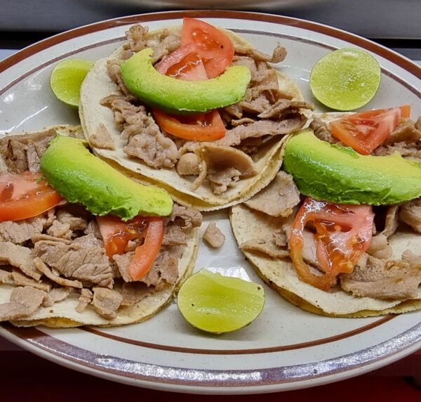 Orden de 3 tacos El Pambazo Loco